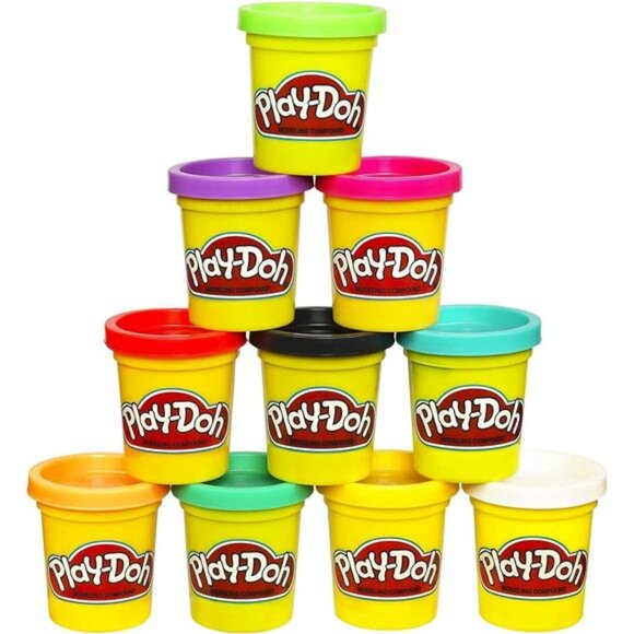 Kids Play-Doh Modeling Compound 10-Pack Case of Assorted Colors  Non-Toxic Clay - Picture 1 of 5